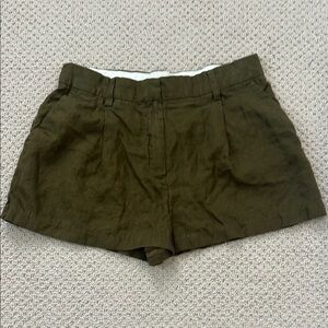 Olive Green Reformation Women's Shorts